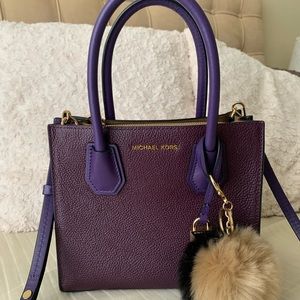 Michael Kors Mercer mini purple bag